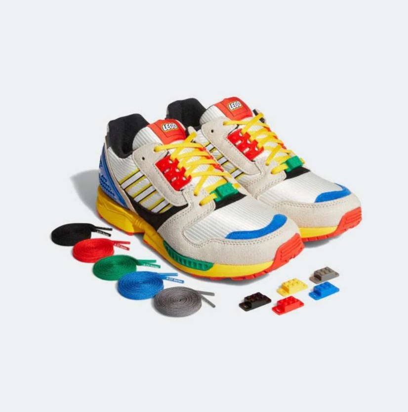 Adidas x Lego ZX 8000, Men's Fashion, Footwear, Sneakers on Carousell
