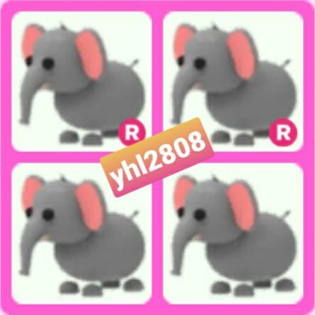 Adopt Me Elephant Toys Games Video Gaming In Game Products On Carousell - roblox adopt me mega neon elephant