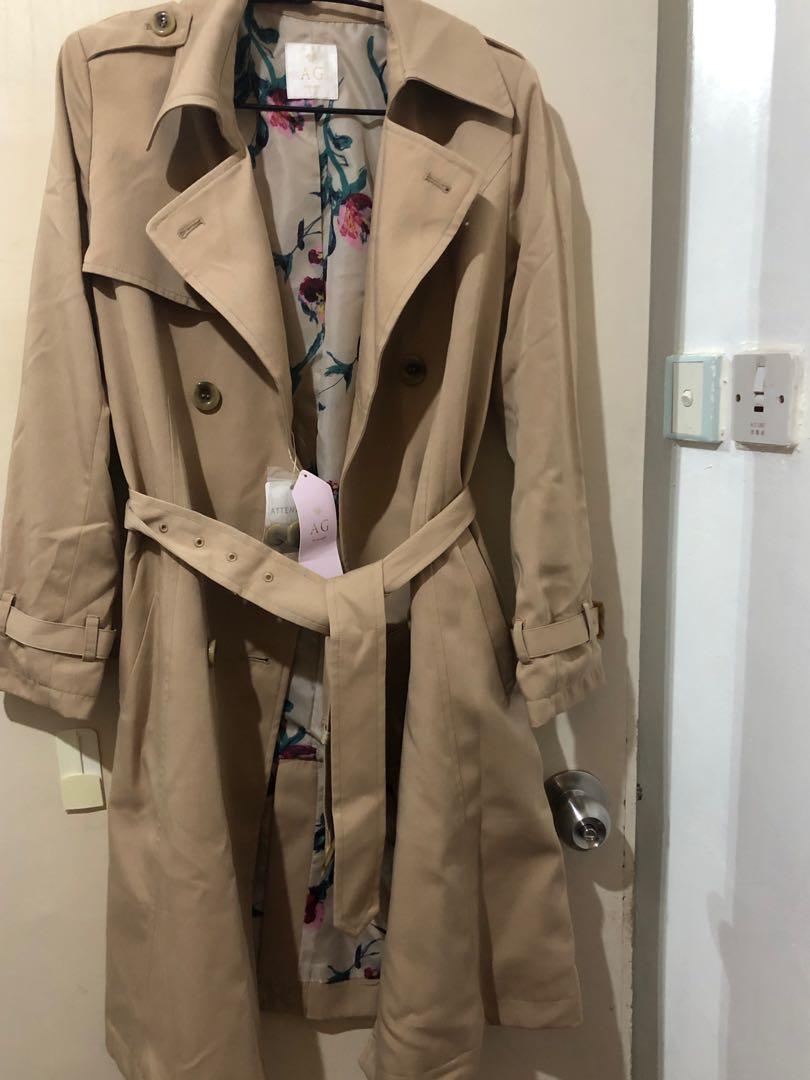 Ag By Aquagirl 全新trench Coat 女裝 女裝上衣 外套 Carousell