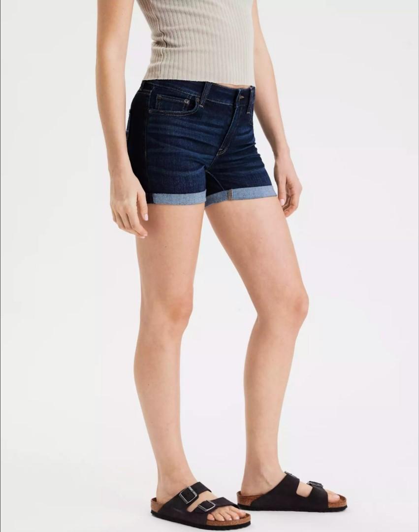 Ae next level denim top midi short