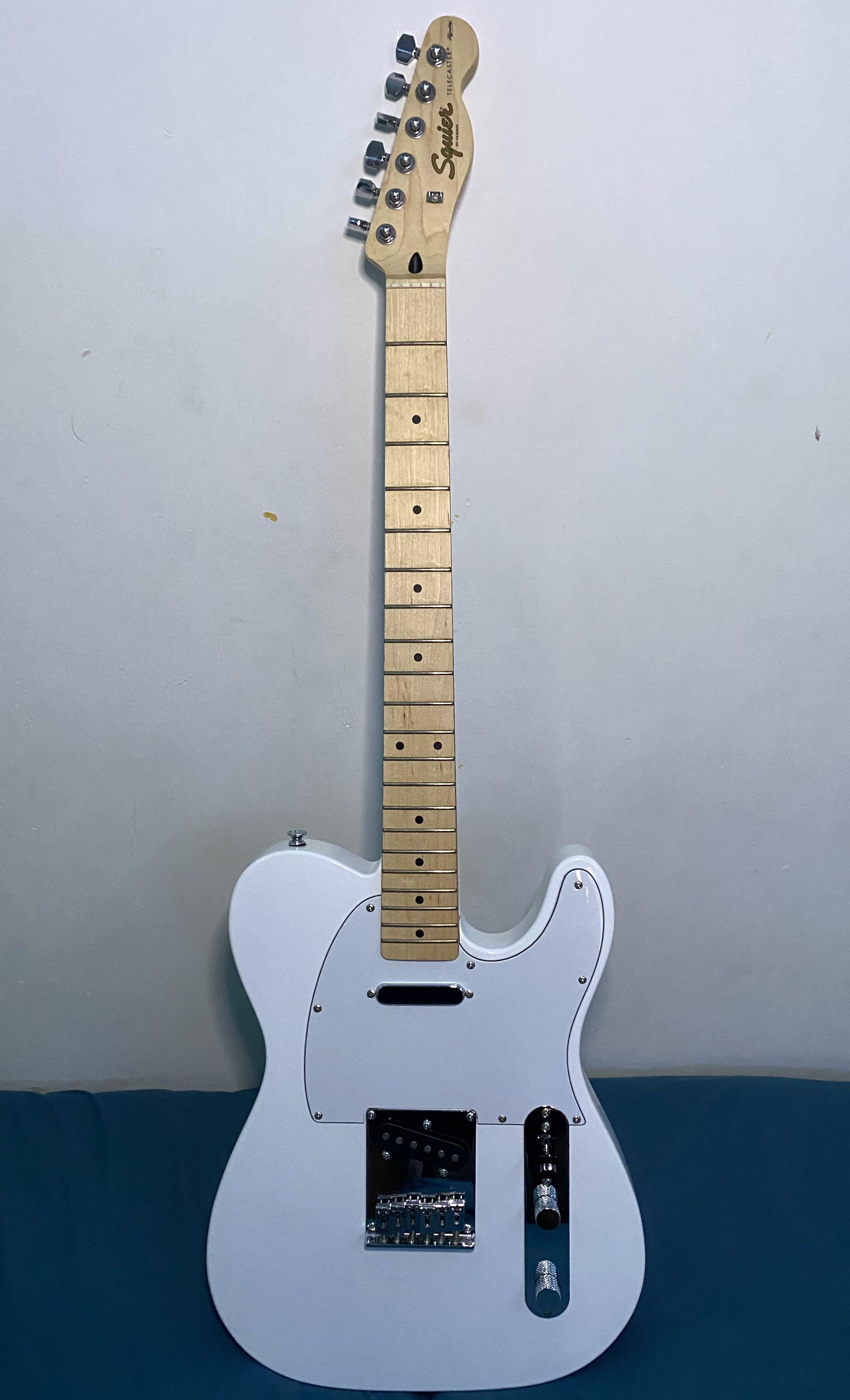 White shop squire telecaster