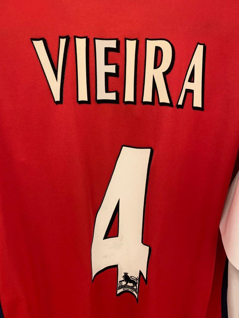 1999-2000 Arsenal Nike Home Shirt #4 Patrick Viera - Marketplace, Classic Football  Shirts, Vintage Football Shirts, Rare Soccer Shirts, Worldwide Delivery, 90's Football Shirts