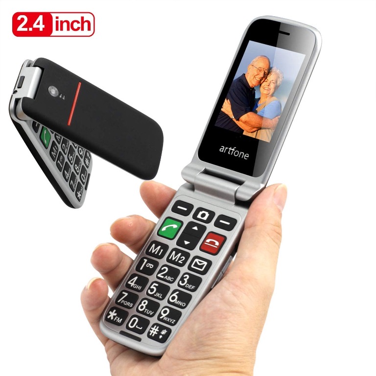 artfone Big Button Mobile Phone for Elderly, Senior Flip Mobile Phone ...