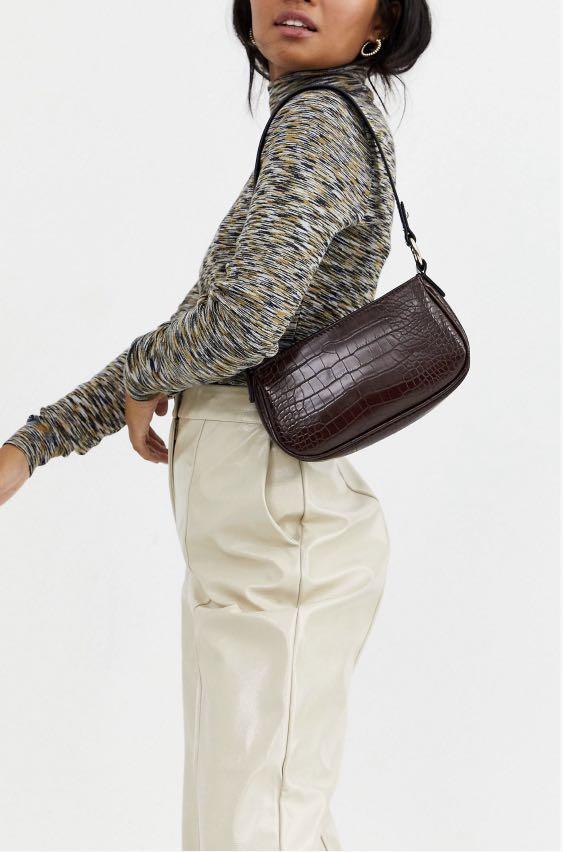 asos tan bag