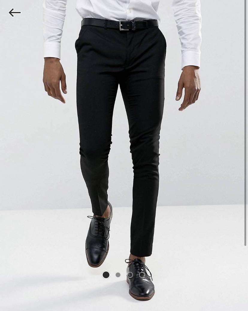 asos mens super skinny trousers