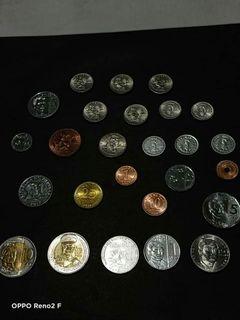 Assorted Philippine coins