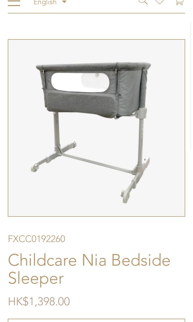 Childcare nia bedside sleeper shop