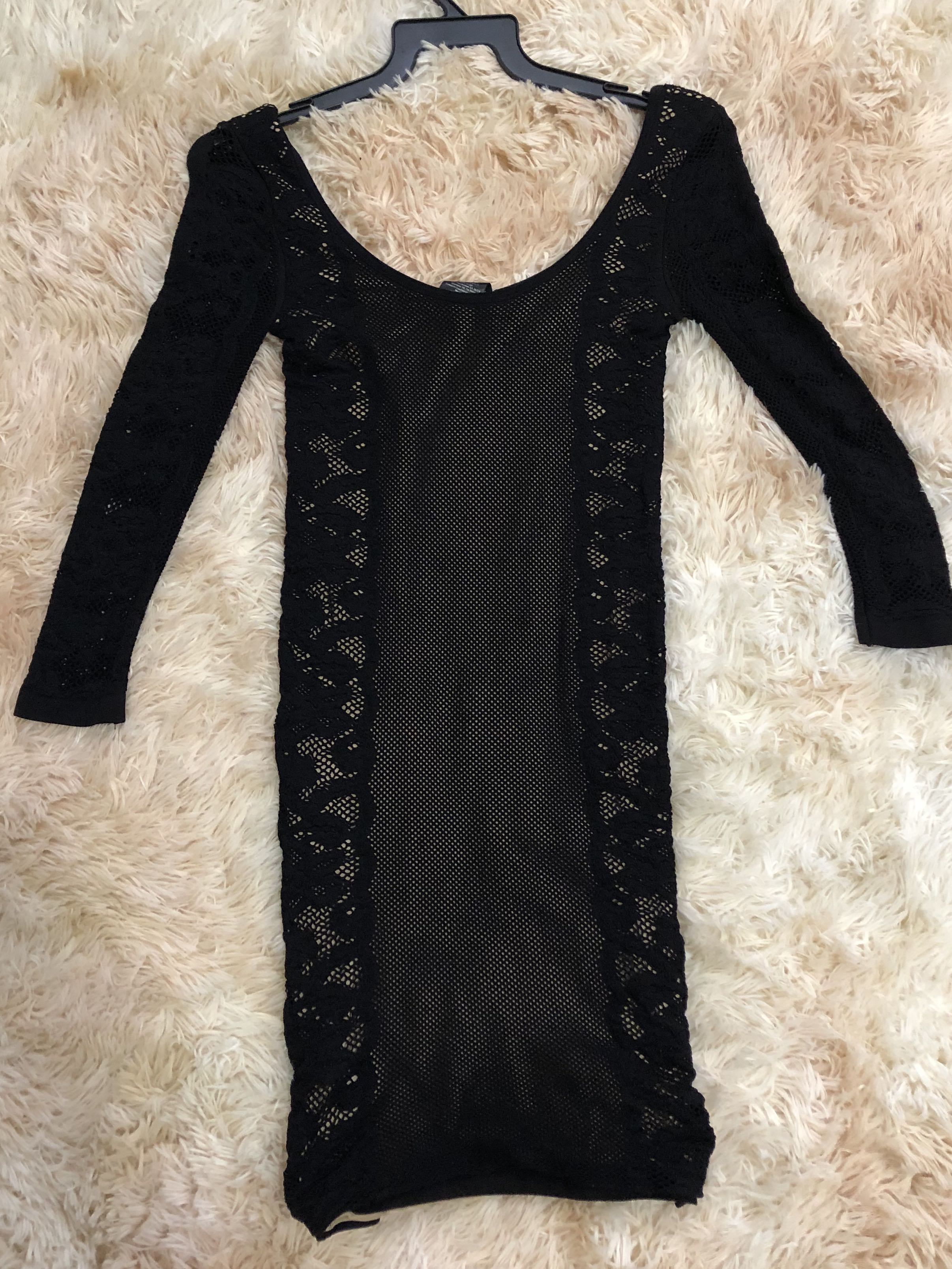 bebe black dress