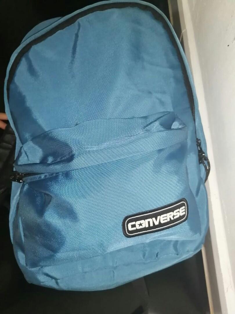 blue converse backpack