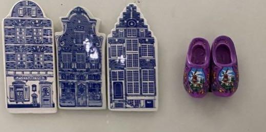 Blue delft magnet asli Belanda