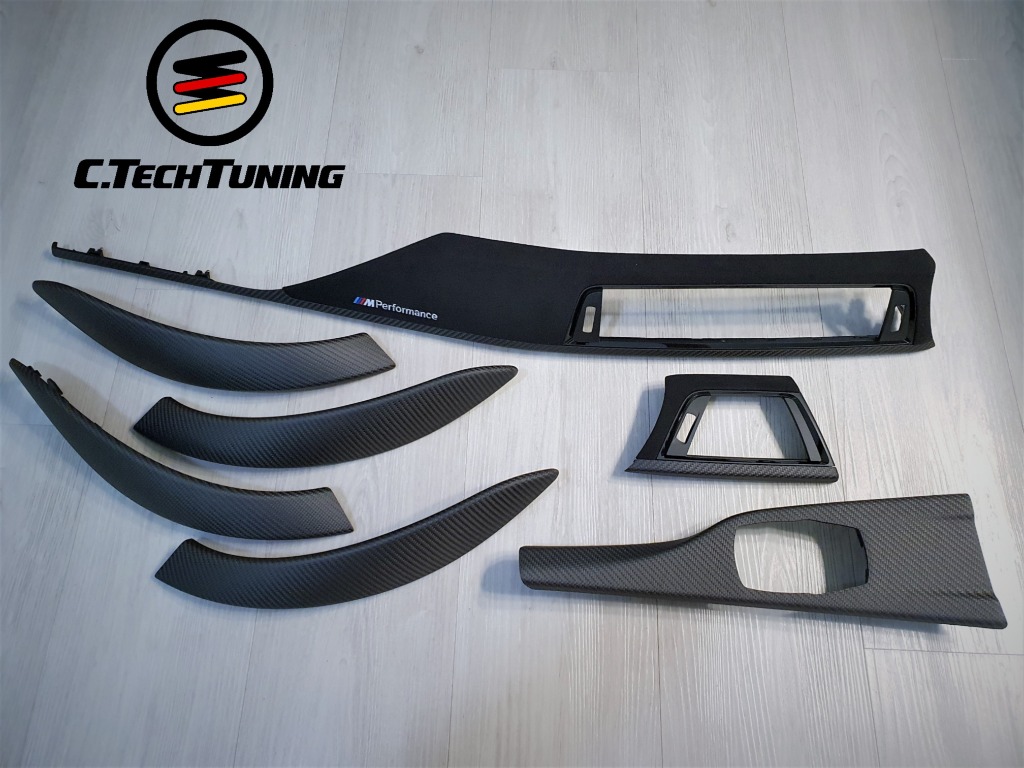 BMW Genuine /// M Performance Interior Trims Kit Open pore Dry Carbon