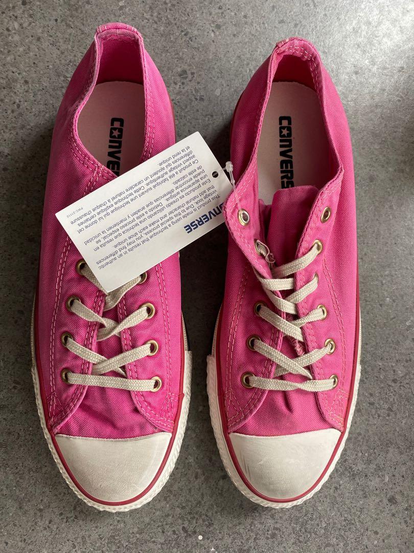 women's pink converse
