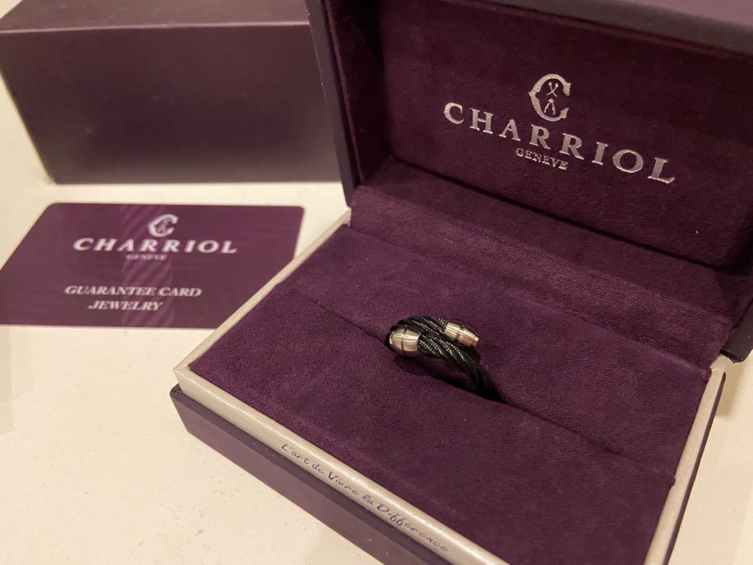 Charriol black ring shop