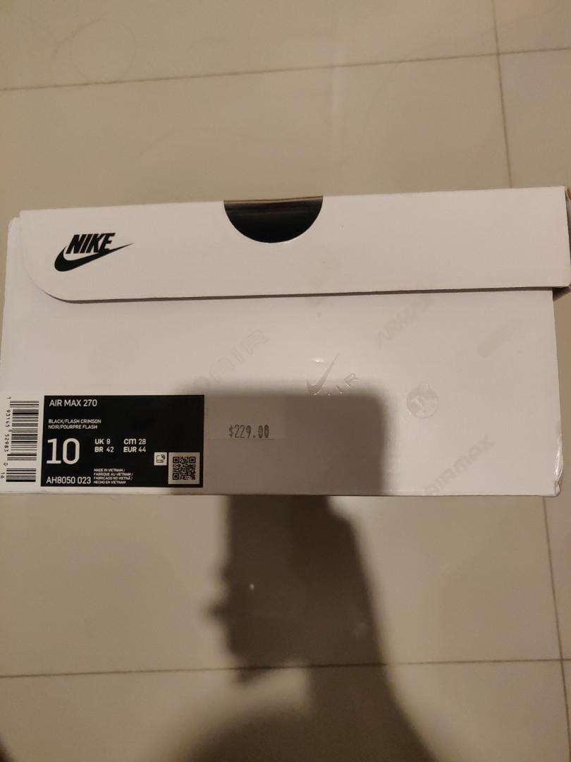 Wmns air max 270 black/flash crimson/university gold cheap