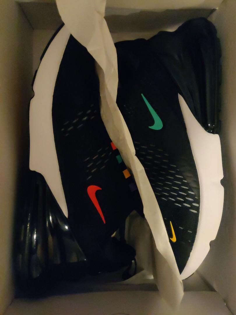 Air max 270 trainer black / flash best sale crimson