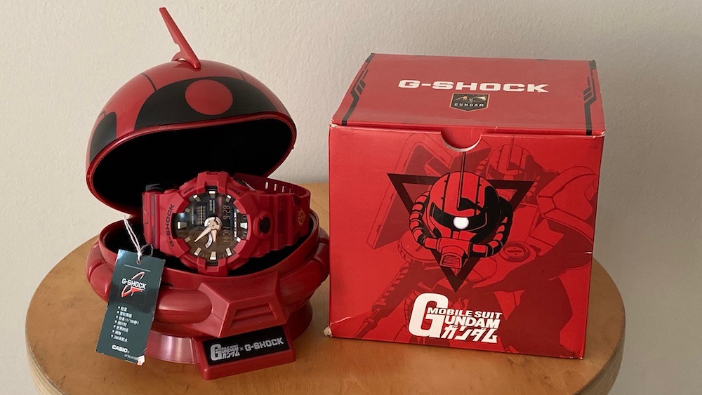 Gundam 40th anniversary g shock hot sale