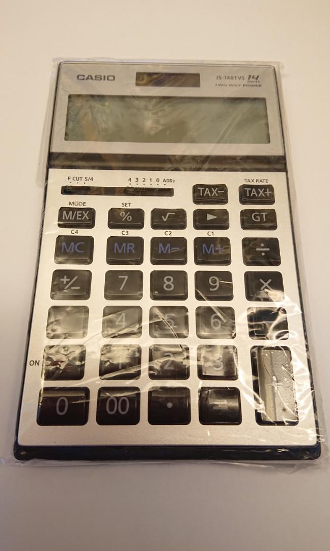 Casio JS140TVSSR Calculator, 興趣及遊戲, 手作＆自家設計, 文具 Carousell