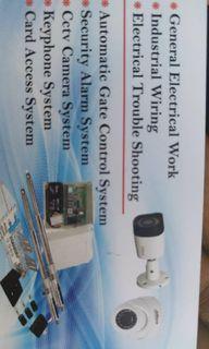 Cctv installation, auto gate system ,alarm system