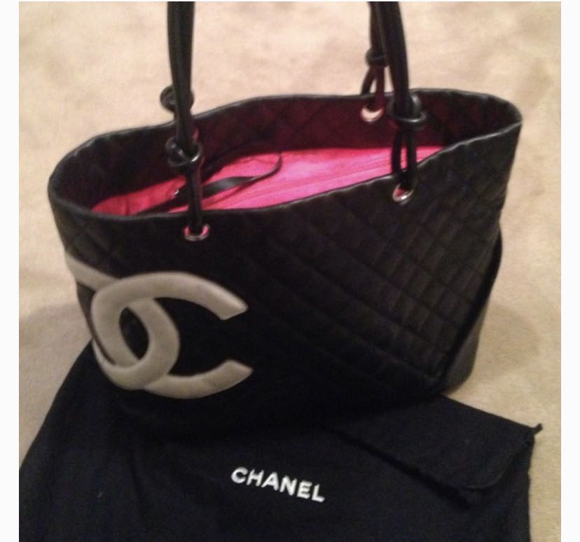 Chanel Cambon CC Tote Bag Small, Luxury, Bags & Wallets on Carousell