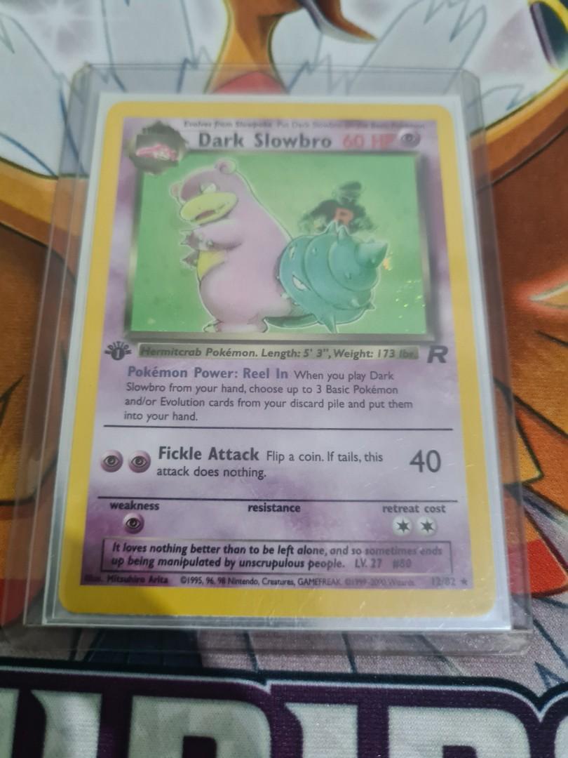 dark slowbro pokemon card Dark Slowbro - 8/110 Holo Rare