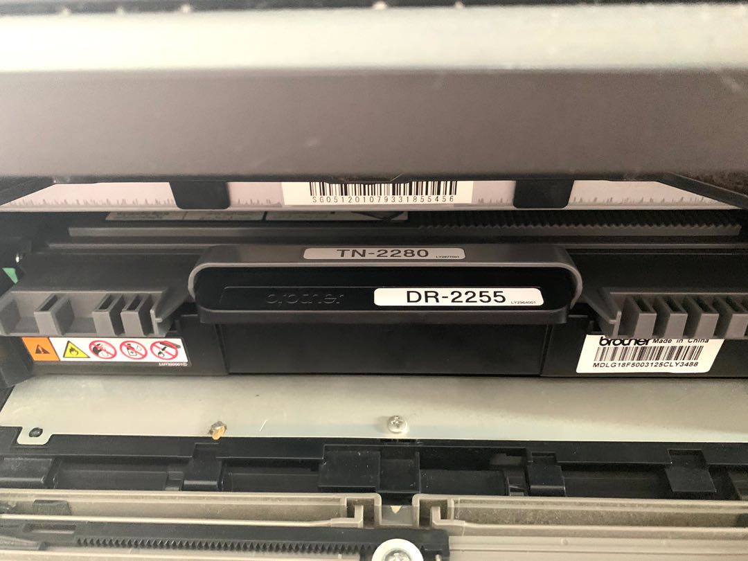 Printer Dcp 7060d With Toner Tn2280 And Drum Dr 2255 All Parts Authentic Electronics Computer Parts Accessories On Carousell