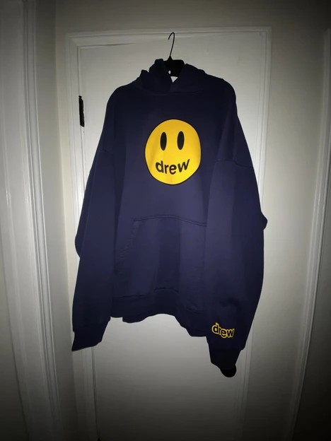 Drew House Mascot Hoodie Navy Women s Fashion Coats Jackets and Outerwear on Carousell