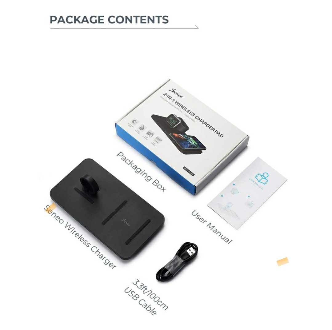 Seneo 2 in hotsell 1 wireless charger instructions