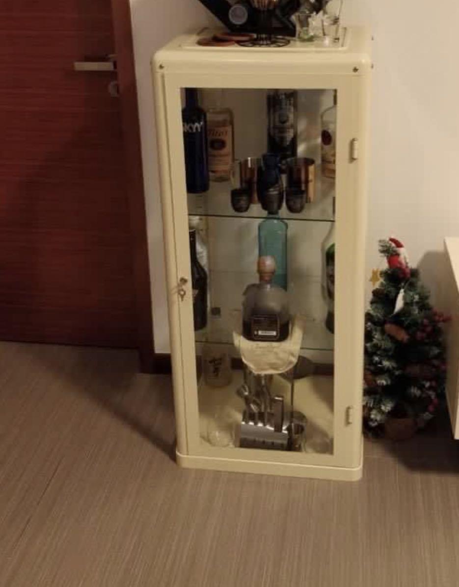 Fabrikor Ikea Glass Door Cabinet And Bar 57x150 Cm Furniture Others On Carousell