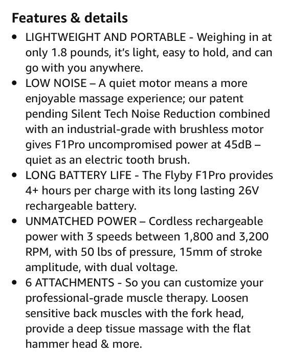 Flyby F1 Pro Massage Gun, 運動產品, 運動與健身, 運動與健身 有氧健身器材 Carousell