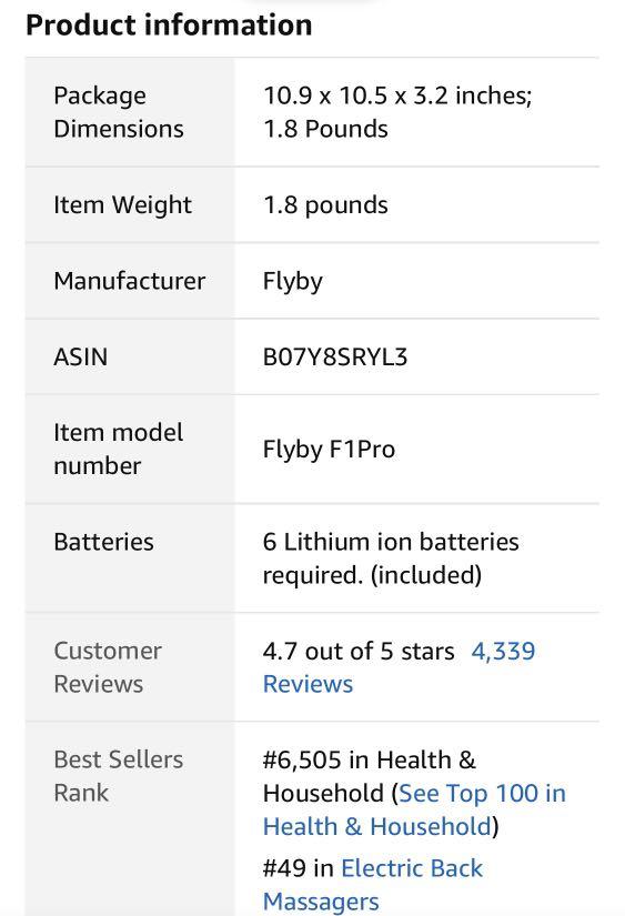 Flyby F1 Pro Massage Gun, 運動產品, 運動與健身, 運動與健身 有氧健身器材 Carousell