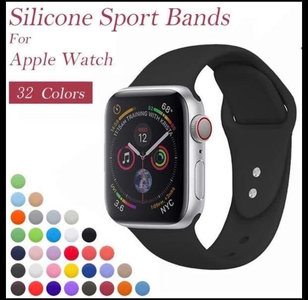 Apple Watch Soft Silicone Loop 硅膠32色錶帶 傢俬 家居 其他 Carousell