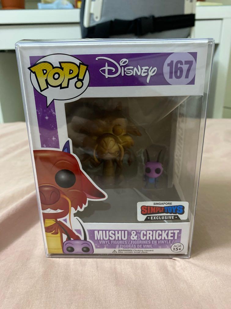 Funko Pop Disney Gold Mushu \u0026 Cricket 