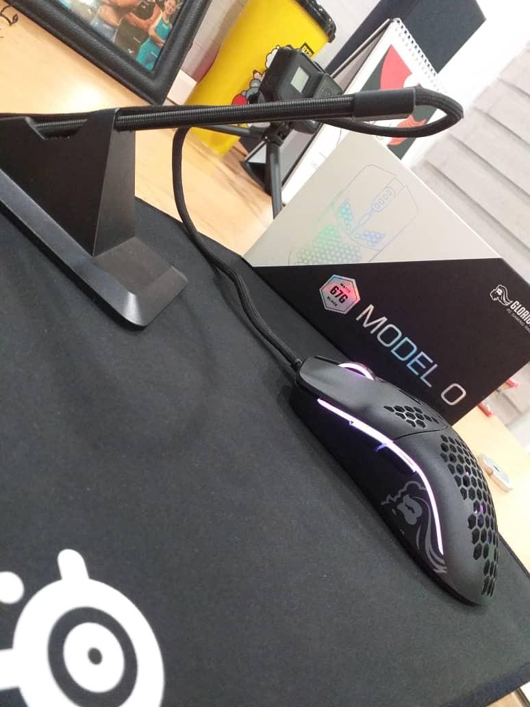 Glorious Model O And Razer Mouse Bungee V2 Video Gaming Gaming Accessories On Carousell