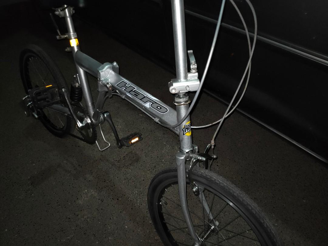 bicycle with shocks