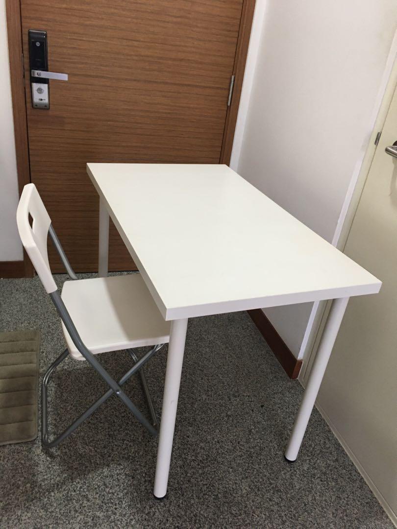 Ikea Study Table Chair Furniture Tables Chairs On Carousell