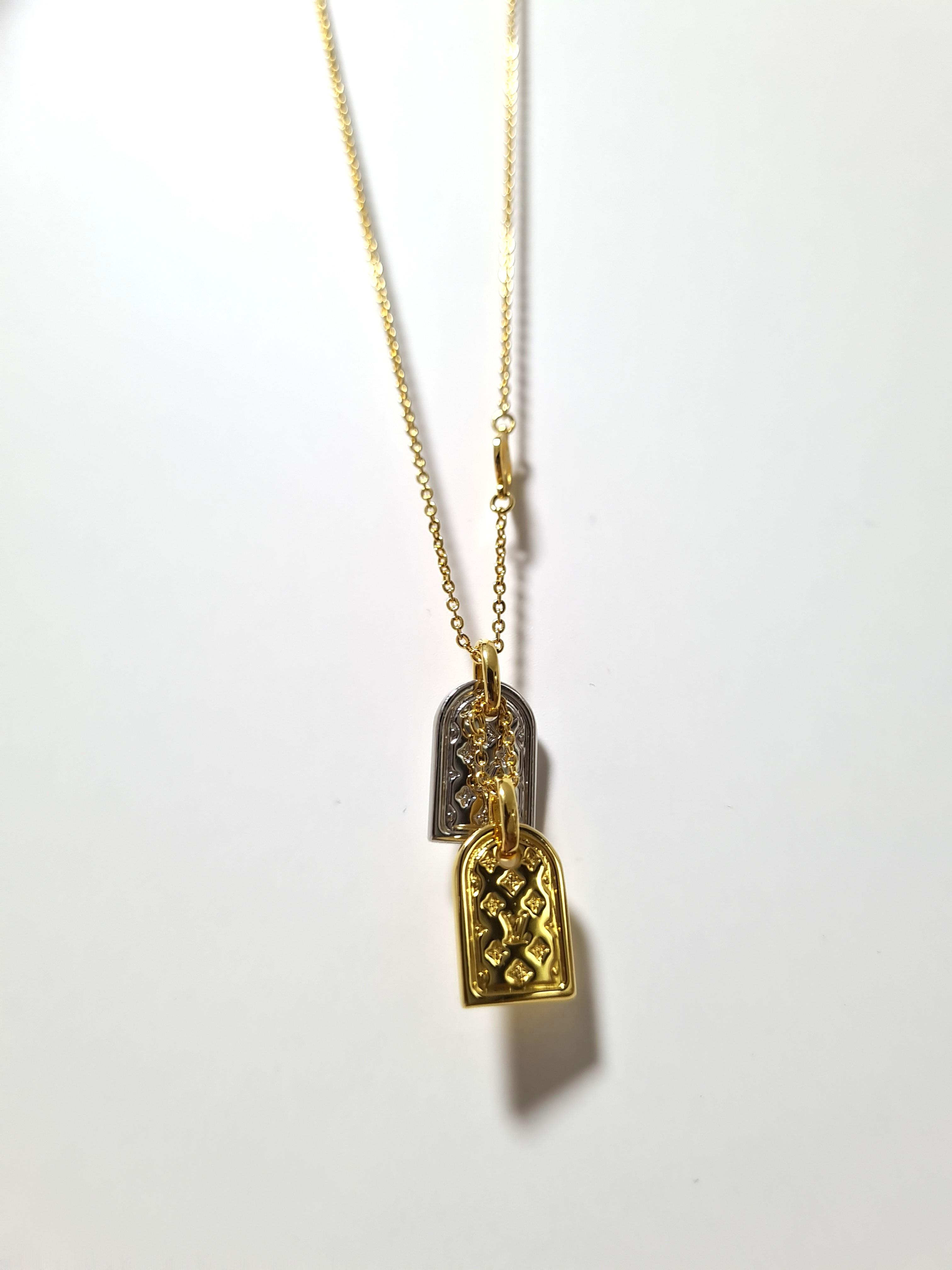 Inspired Nanogram Necklace L V, Women's Fashion, Jewelry
