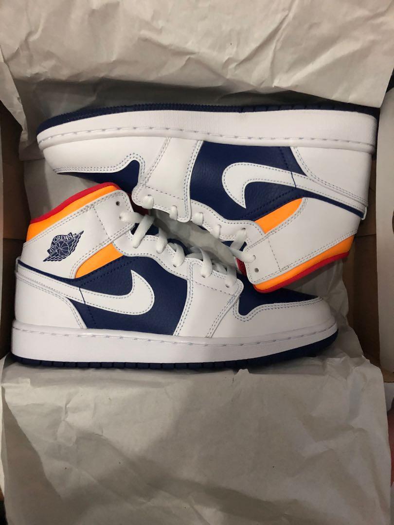 Air jordan 1 mid deep royal on sale