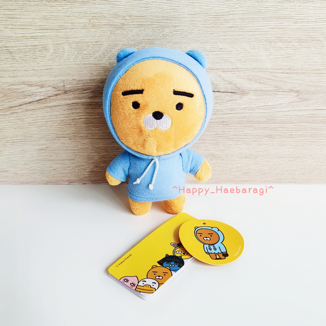 KAKAO FRIENDS OFFICIAL HOODIE RYAN FASHIONISTA MINI PLUSH DOLL