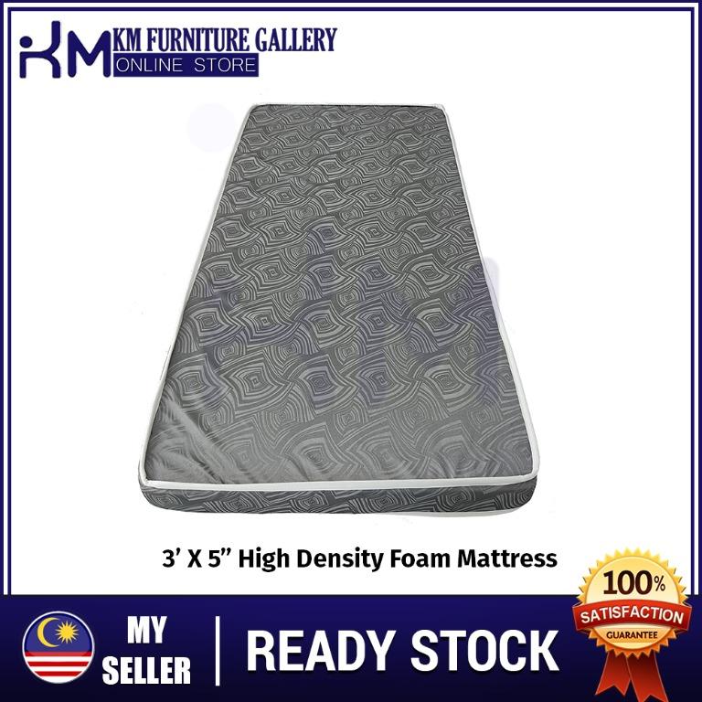 Km Furniture 3 X5 High Density Single Foam Mattress Tilam Bujang Home Furniture Others On Carousell