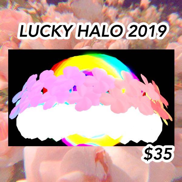 Last One Rare Lucky Halo 2019 Royale High Toys Games Video Gaming In Game Products On Carousell - roblox royale high lucky halo