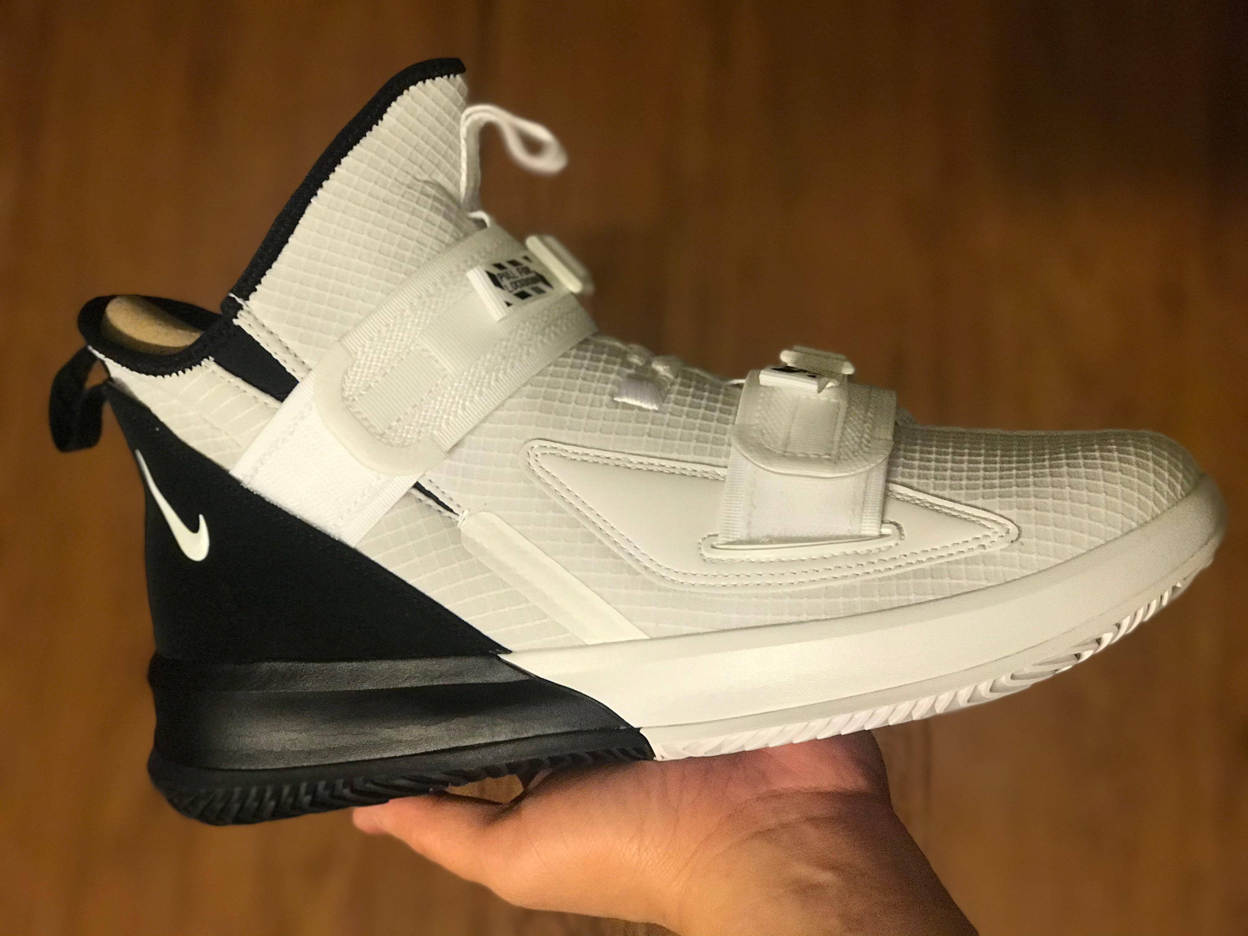 Lebron Soldier 13 SFG White Black Repriced Men s Fashion