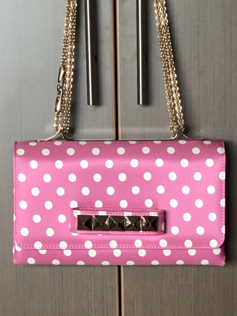 White valentino rockstud bag top