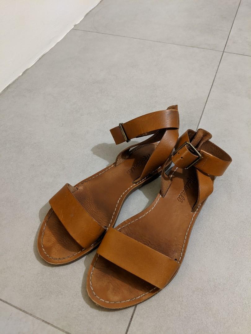 madewell boardwalk flat sandal