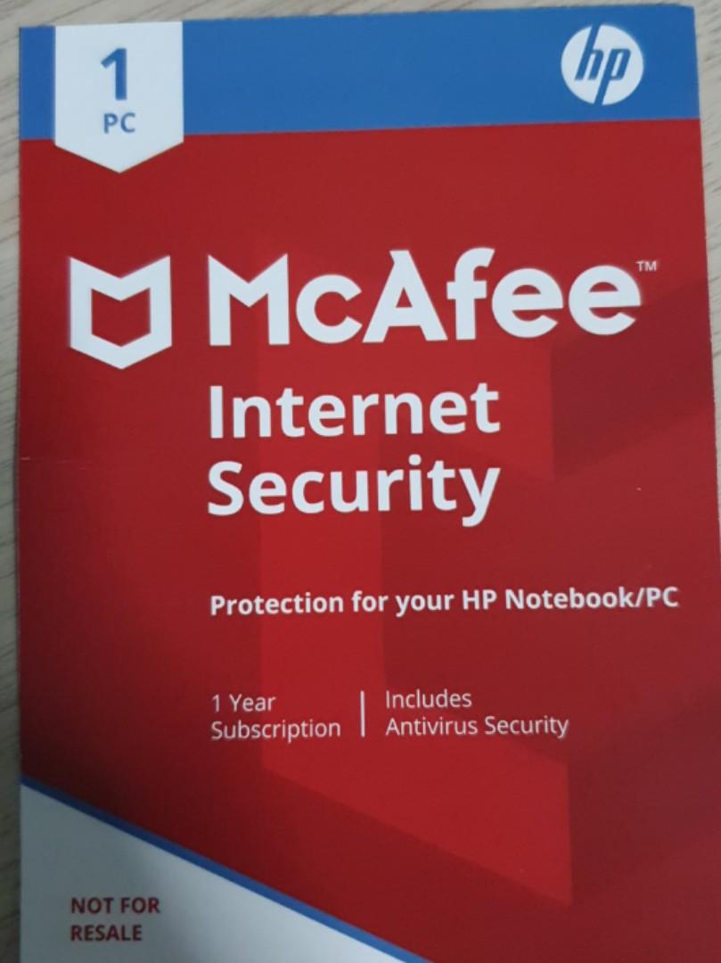 McAfee Internet Security, Furniture & Home Living, Security ...