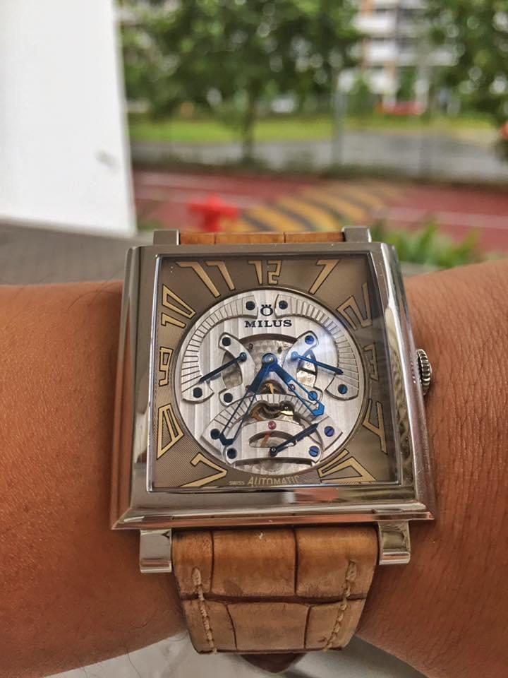 Milus Herios Tritretrograde Skeleton Seconds 75 Discount MSRP S