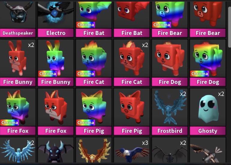 Mm2 Chroma Pets Toys Games Video Gaming In Game Products On Carousell - mm2 roblox toys games video gaming in game products on carousell