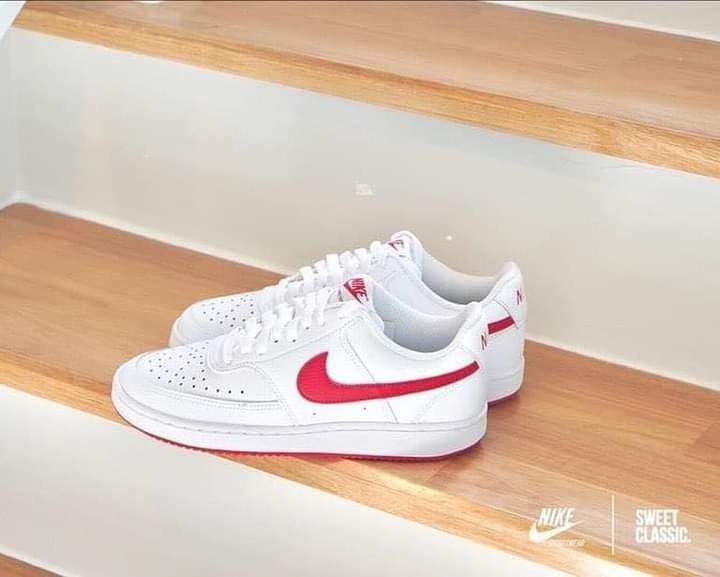nike court vision red white