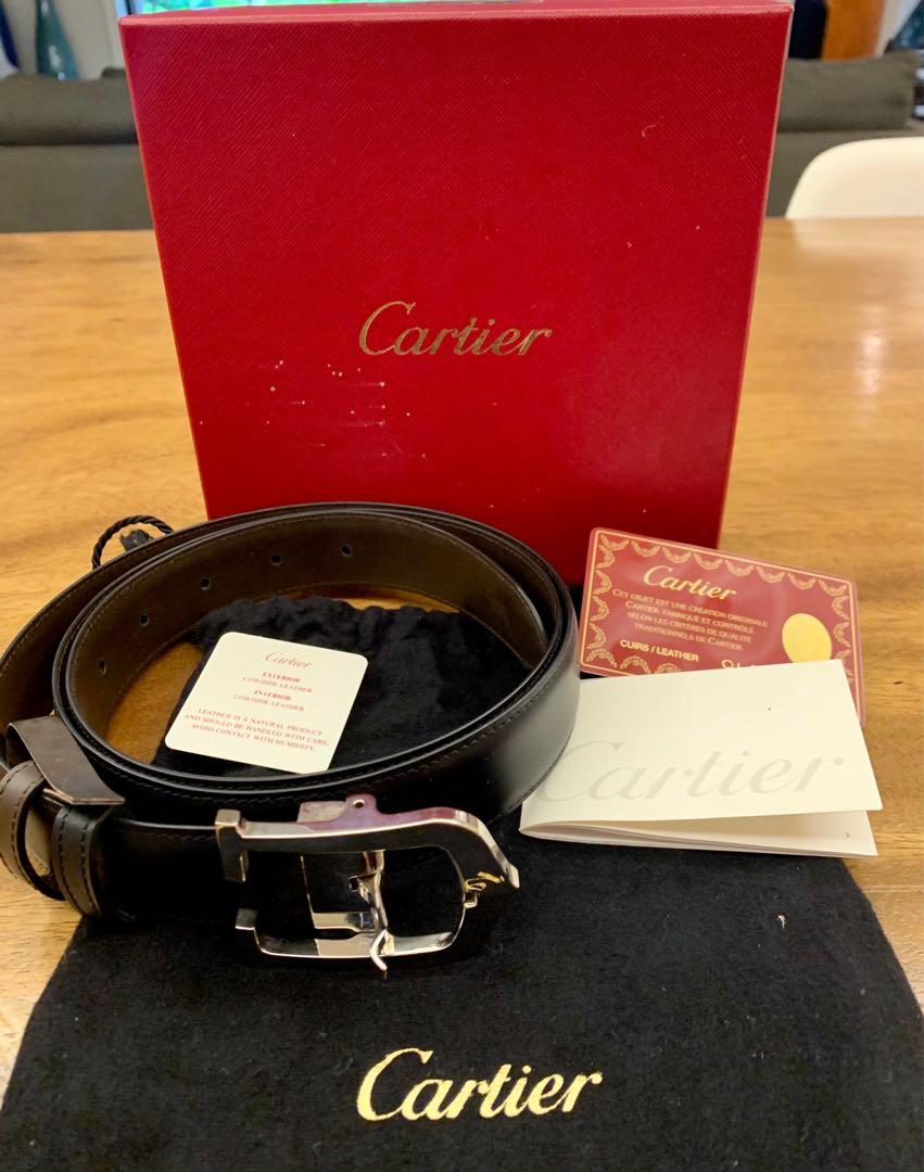 Cartier Belt in box with certificates 