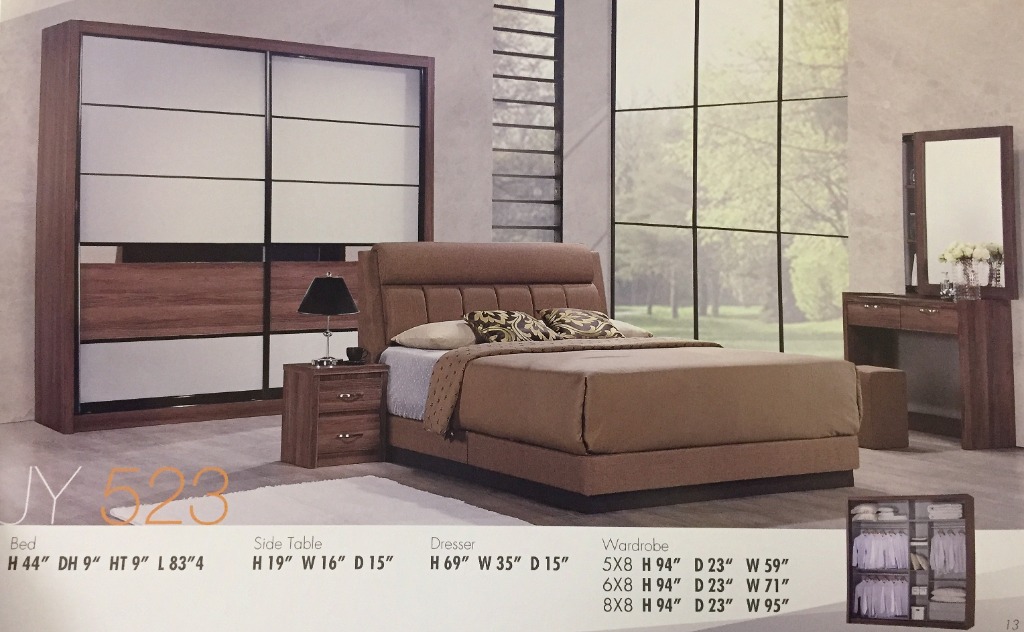 Pewter Bed Room Set 8523 Home Furniture Furniture On Carousell