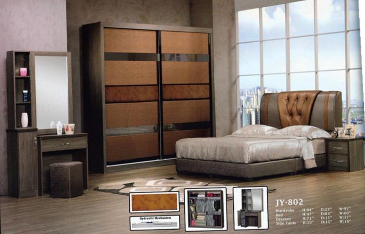 Pewter Bed Room Set 8802 Home Furniture Furniture On Carousell